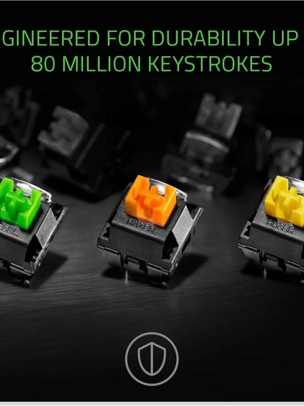 Razer Black Wired Mechanical Keyboard — Black